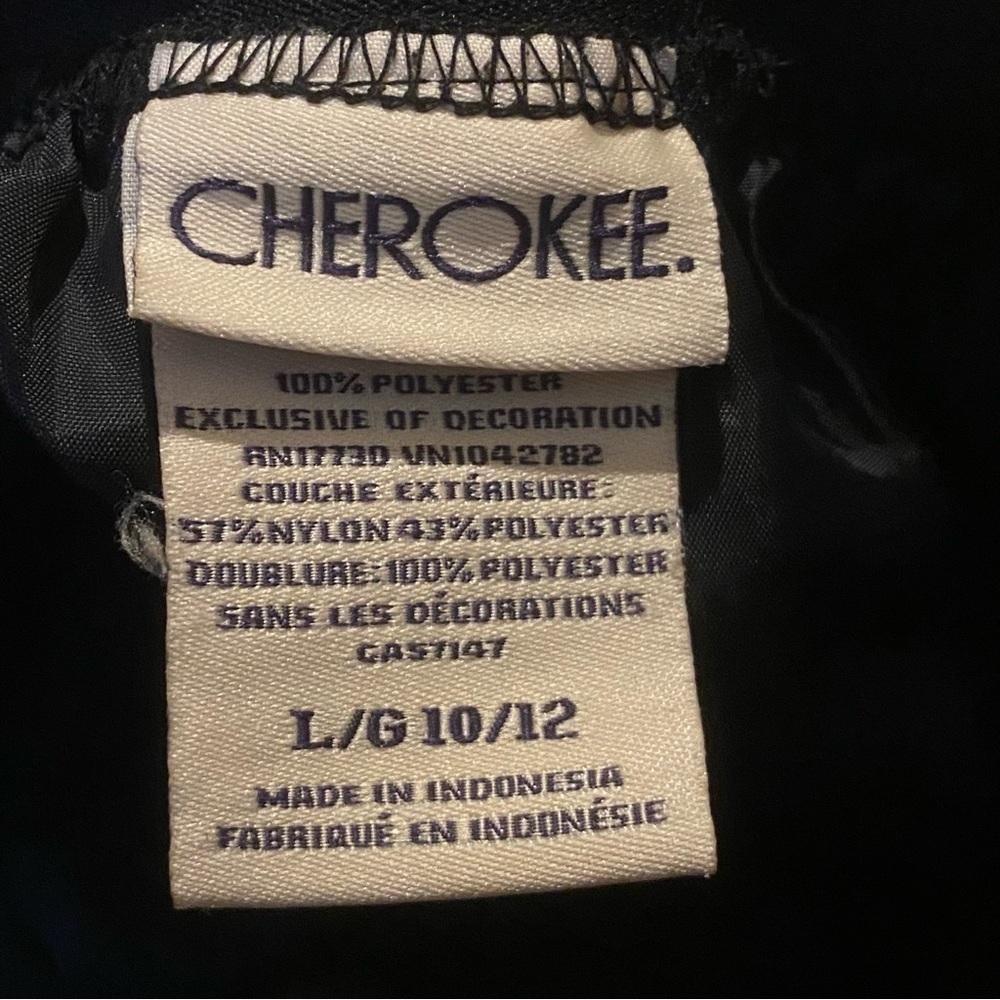 SOLD!! CHEROKEE Target Girls Black Polka Dot Pleated Skirt Size L(10/12) - Picture 7 of 9